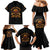 Honor Buffalo Soldiers Family Matching Mermaid Dress and Hawaiian Shirt African American Cavalry Black Version - Wonder Print Shop