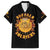 Honor Buffalo Soldiers Family Matching Off The Shoulder Long Sleeve Dress and Hawaiian Shirt African American Cavalry Black Version - Wonder Print Shop