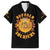 Honor Buffalo Soldiers Family Matching Off Shoulder Maxi Dress and Hawaiian Shirt African American Cavalry Black Version - Wonder Print Shop