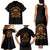 Honor Buffalo Soldiers Family Matching Tank Maxi Dress and Hawaiian Shirt African American Cavalry Black Version - Wonder Print Shop