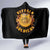 Honor Buffalo Soldiers Hooded Blanket African American Cavalry Black Version - Wonder Print Shop