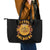 Honor Buffalo Soldiers Leather Tote Bag African American Cavalry Black Version - Wonder Print Shop