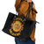 Honor Buffalo Soldiers Leather Tote Bag African American Cavalry Black Version - Wonder Print Shop
