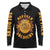 Honor Buffalo Soldiers Long Sleeve Polo Shirt African American Cavalry Black Version - Wonder Print Shop