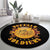 Honor Buffalo Soldiers Round Carpet African American Cavalry Black Version - Wonder Print Shop