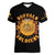 Honor Buffalo Soldiers Women V-Neck T-Shirt African American Cavalry Black Version - Wonder Print Shop