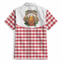 Oktoberfest Hawaiian Shirt Country Cowboy Style Red Version