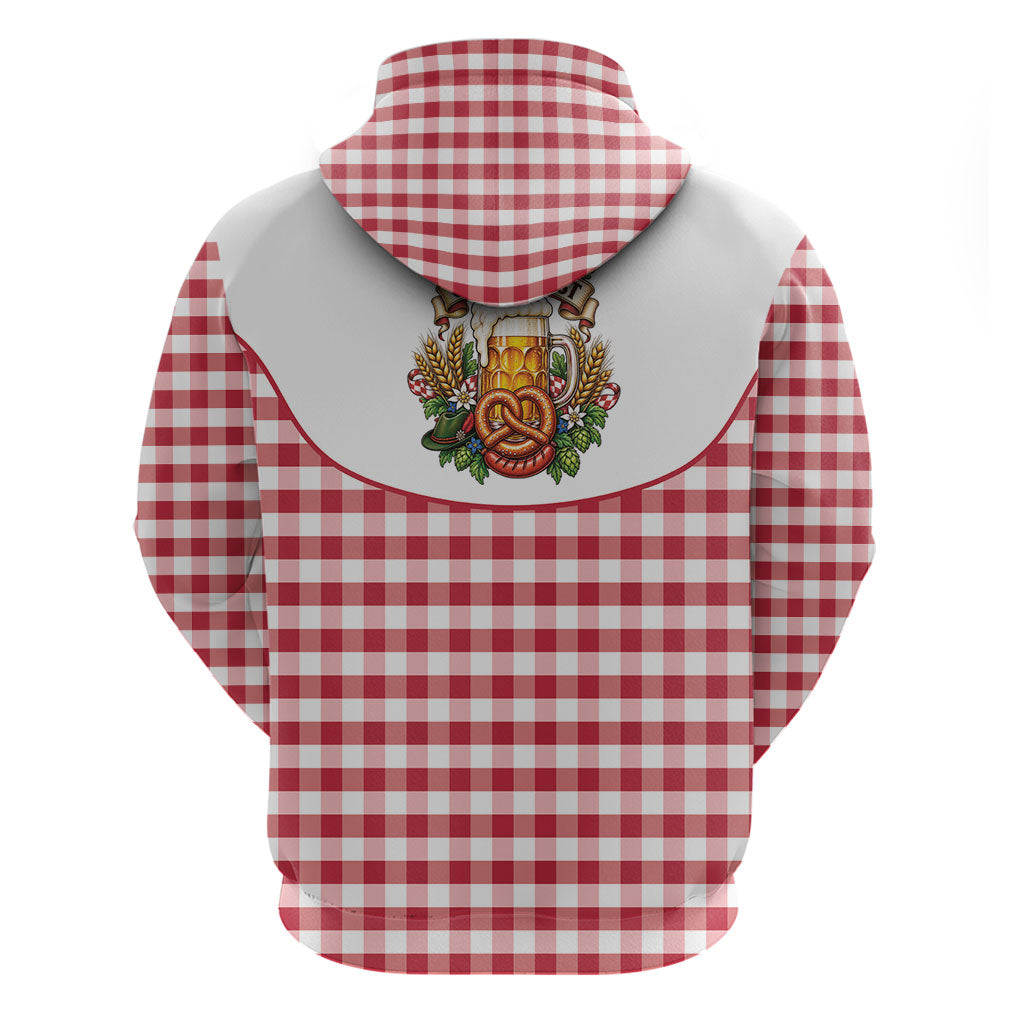 Oktoberfest Hoodie Country Cowboy Style Red Version