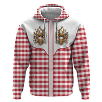 Oktoberfest Hoodie Country Cowboy Style Red Version