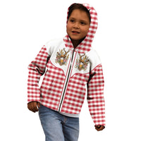 Oktoberfest Kid Hoodie Country Cowboy Style Red Version