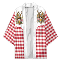 Oktoberfest Kimono Country Cowboy Style Red Version