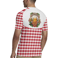 Oktoberfest Rugby Jersey Country Cowboy Style Red Version