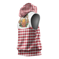 Oktoberfest Sleeveless Hoodie Country Cowboy Style Red Version