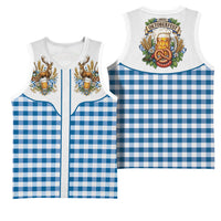 Oktoberfest Basketball Jersey Country Cowboy Style Blue Version