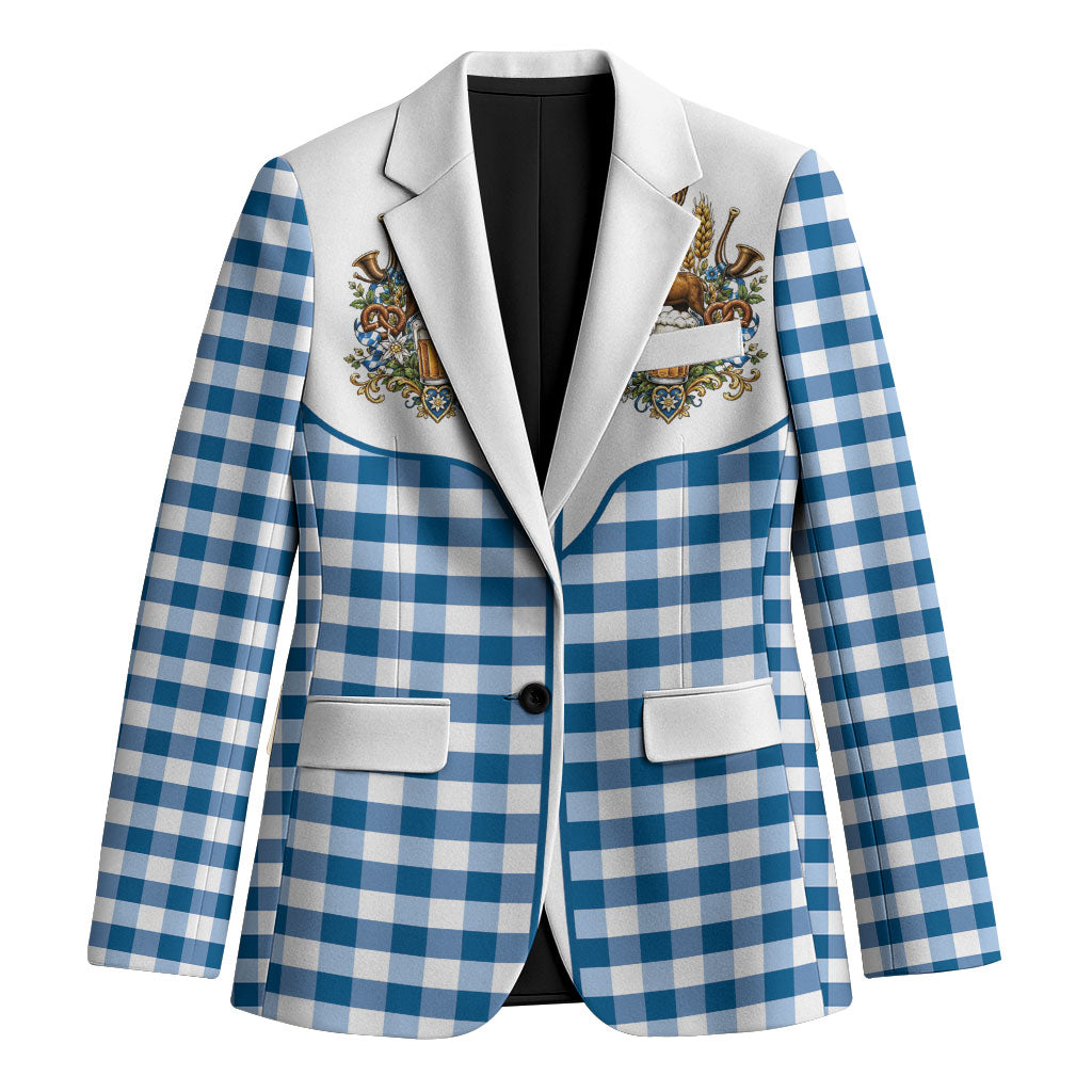 Oktoberfest Blazer Country Cowboy Style Blue Version