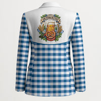 Oktoberfest Blazer Country Cowboy Style Blue Version