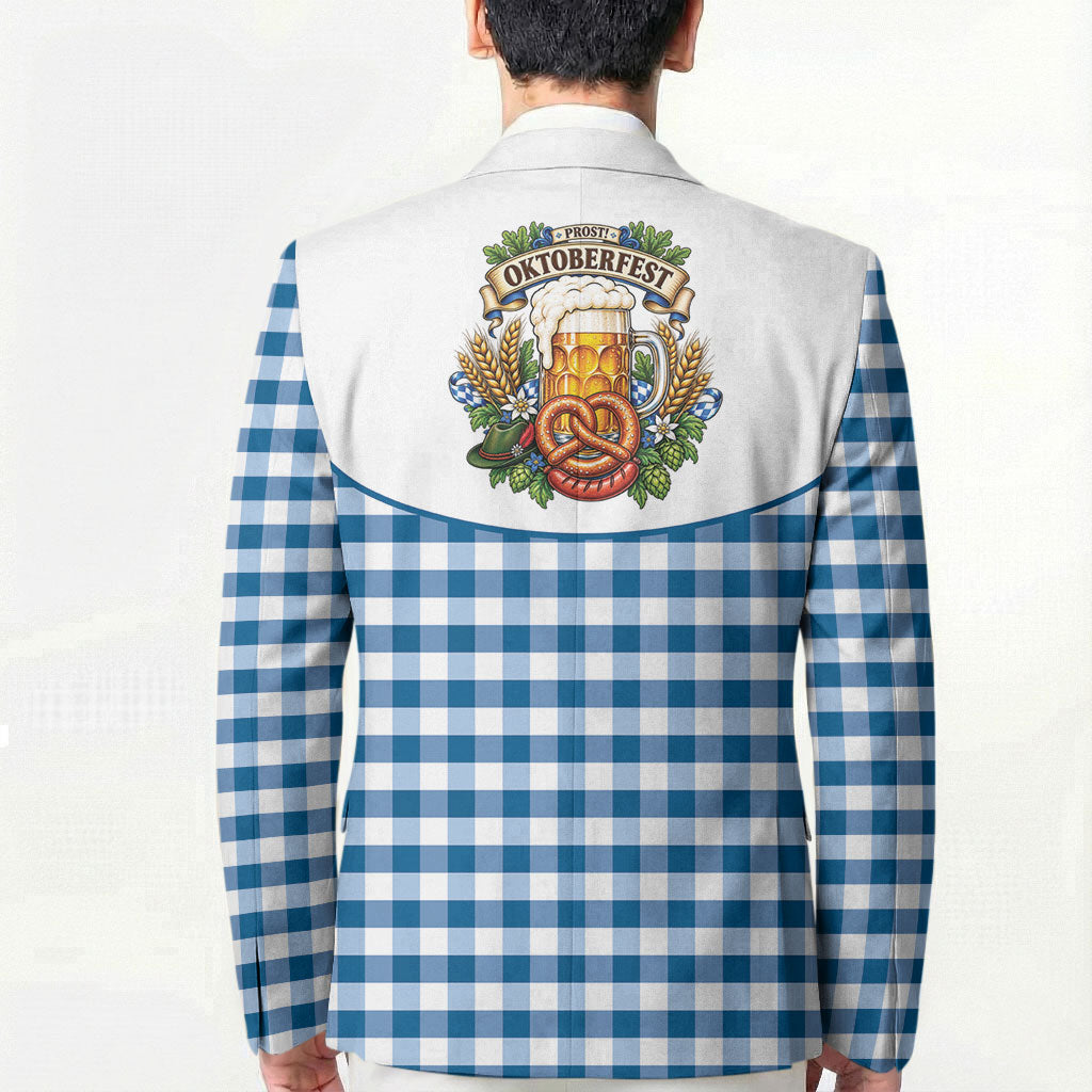 Oktoberfest Blazer Country Cowboy Style Blue Version