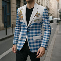 Oktoberfest Blazer Country Cowboy Style Blue Version