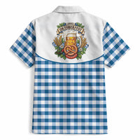 Oktoberfest Hawaiian Shirt Country Cowboy Style Blue Version