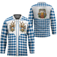 Oktoberfest Hockey Jersey Country Cowboy Style Blue Version