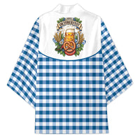 Oktoberfest Kimono Country Cowboy Style Blue Version