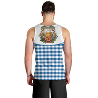 Oktoberfest Men Tank Top Country Cowboy Style Blue Version