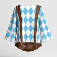 Personalized Lederhosen Oktoberfest Costume Kimono Sleeve Blouse
