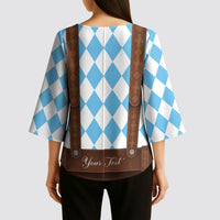 Personalized Lederhosen Oktoberfest Costume Kimono Sleeve Blouse