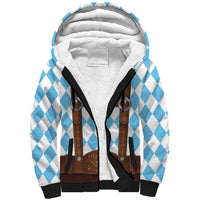 Personalized Lederhosen Oktoberfest Costume Sherpa Hoodie
