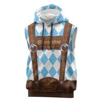 Personalized Lederhosen Oktoberfest Costume Sleeveless Hoodie