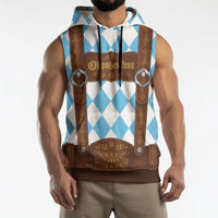 Personalized Lederhosen Oktoberfest Costume Sleeveless Hoodie