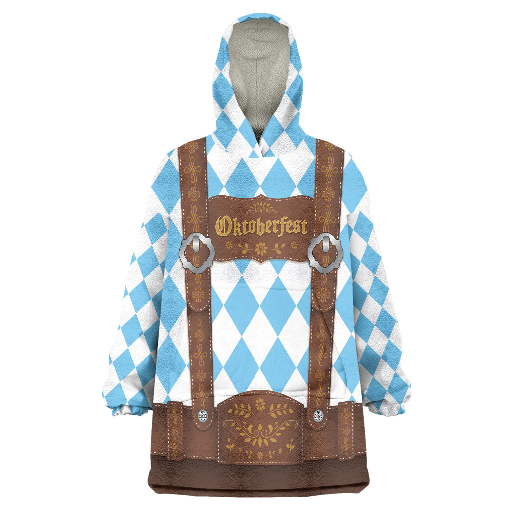 Personalized Lederhosen Oktoberfest Costume Wearable Blanket Hoodie