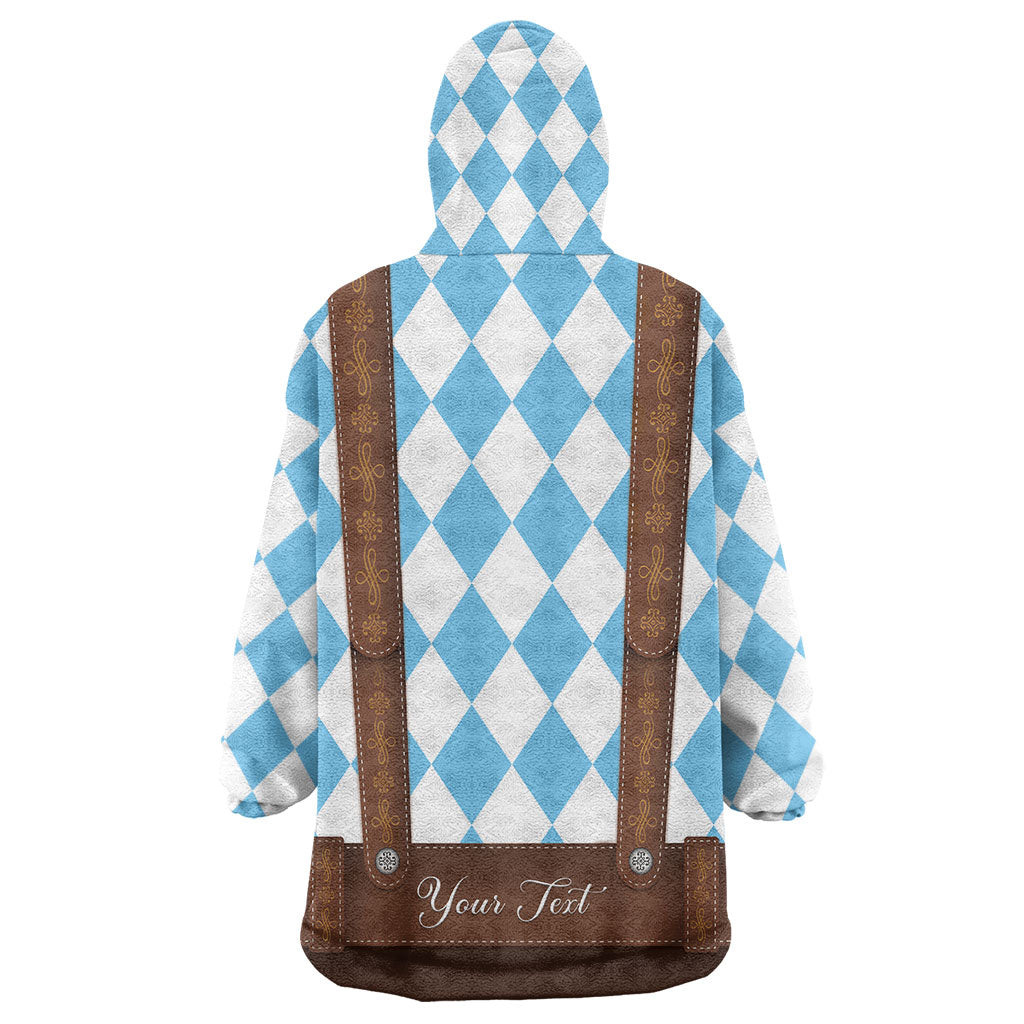 Personalized Lederhosen Oktoberfest Costume Wearable Blanket Hoodie