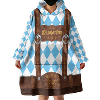 Personalized Lederhosen Oktoberfest Costume Wearable Blanket Hoodie