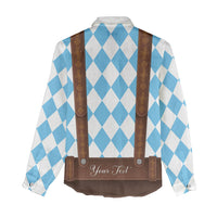 Personalized Lederhosen Oktoberfest Costume Women Casual Shirt