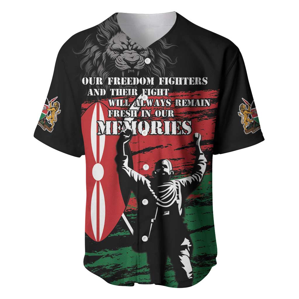 Happy Kenya Mashujaa Day Baseball Jersey Honour Our Heroes, Heroines LT05 - Wonder Print Shop