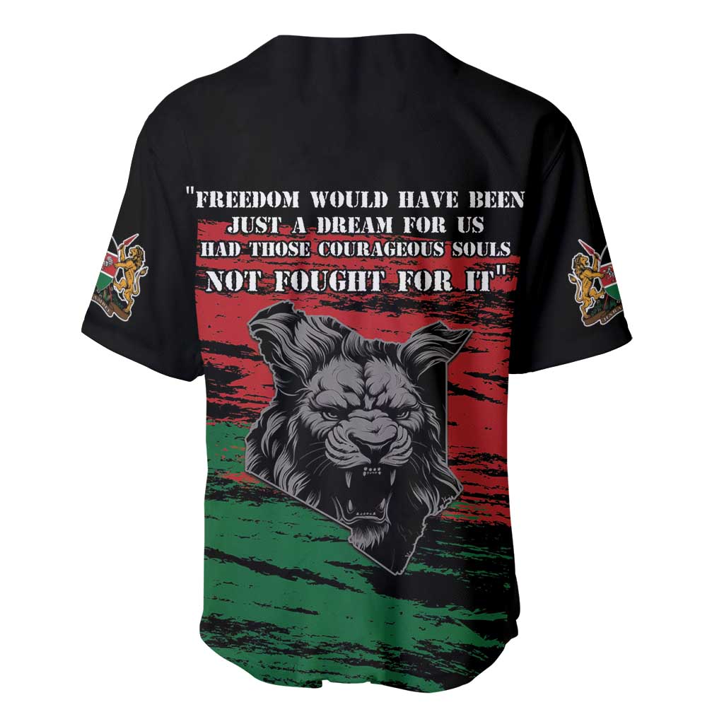 Happy Kenya Mashujaa Day Baseball Jersey Honour Our Heroes, Heroines LT05 - Wonder Print Shop