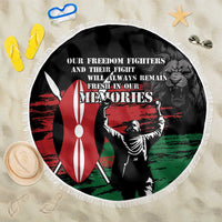 Happy Kenya Mashujaa Day Beach Blanket Honour Our Heroes, Heroines LT05 - Wonder Print Shop