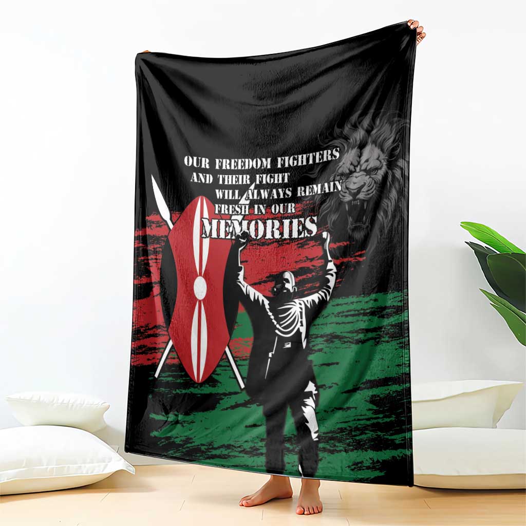 Happy Kenya Mashujaa Day Blanket Honour Our Heroes, Heroines