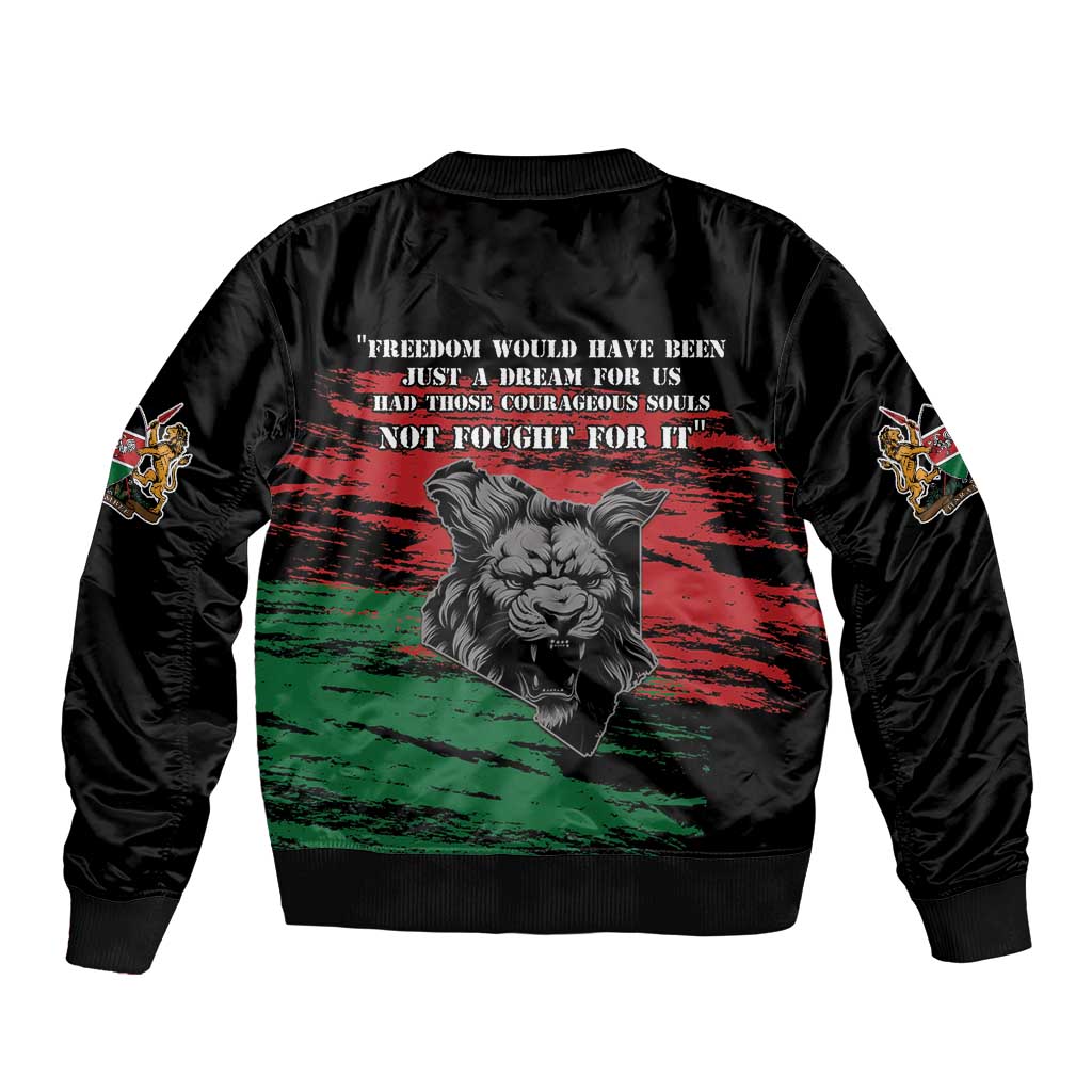 Happy Kenya Mashujaa Day Bomber Jacket Honour Our Heroes, Heroines LT05 - Wonder Print Shop