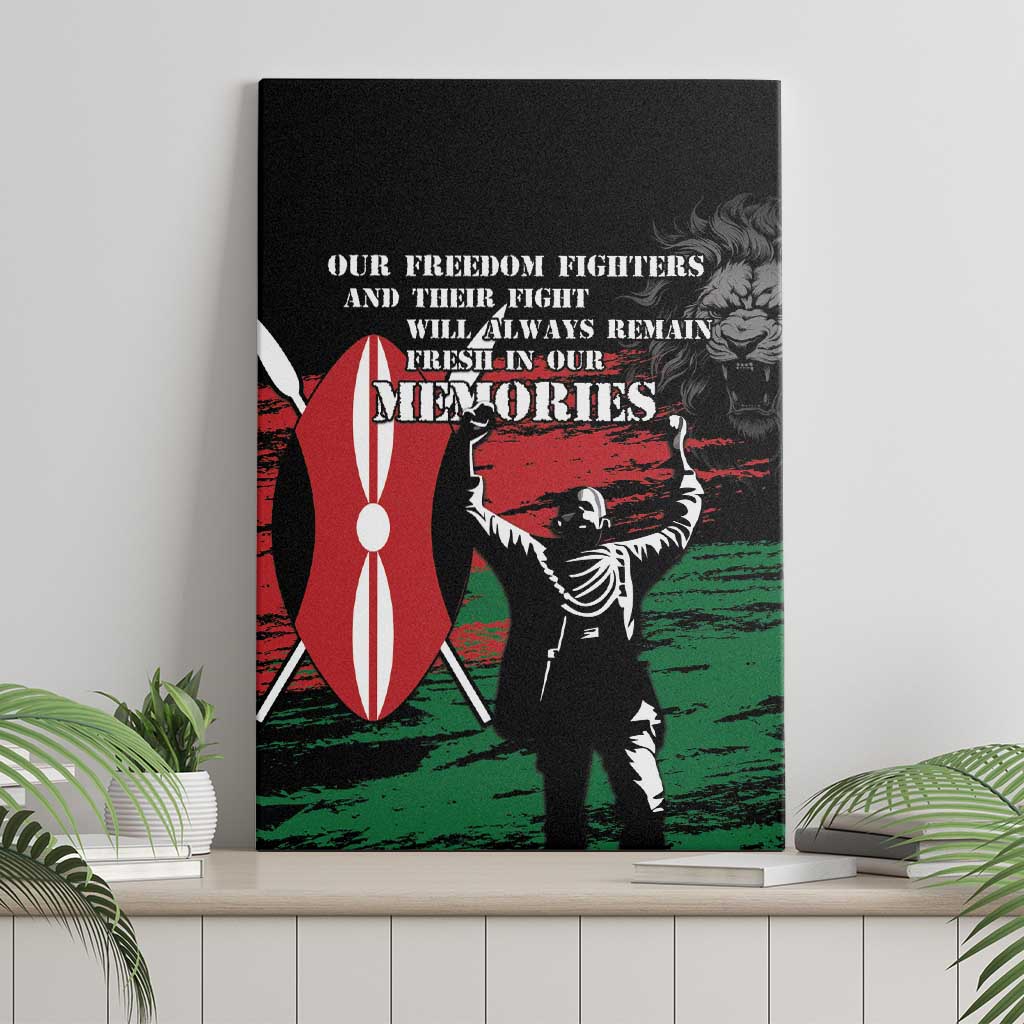 Happy Kenya Mashujaa Day Canvas Wall Art Honour Our Heroes, Heroines LT05 - Wonder Print Shop