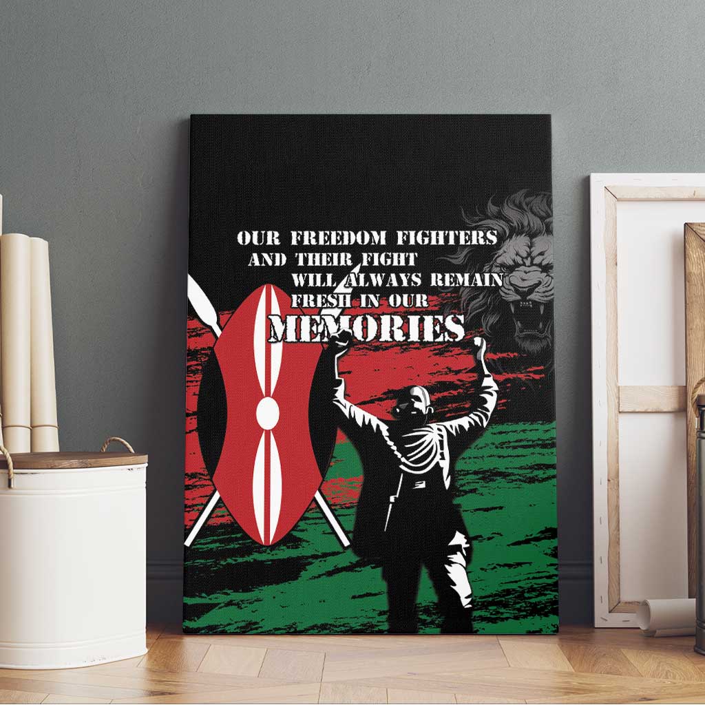 Happy Kenya Mashujaa Day Canvas Wall Art Honour Our Heroes, Heroines LT05 - Wonder Print Shop