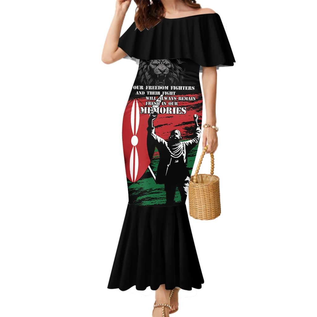 Happy Kenya Mashujaa Day Family Matching Mermaid Dress and Hawaiian Shirt Honour Our Heroes, Heroines LT05 - Wonder Print Shop