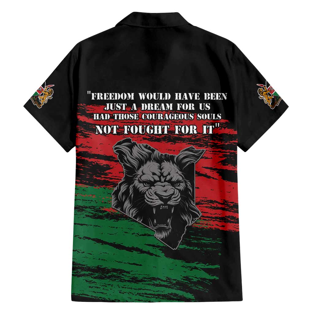 Happy Kenya Mashujaa Day Family Matching Off Shoulder Maxi Dress and Hawaiian Shirt Honour Our Heroes, Heroines LT05 - Wonder Print Shop