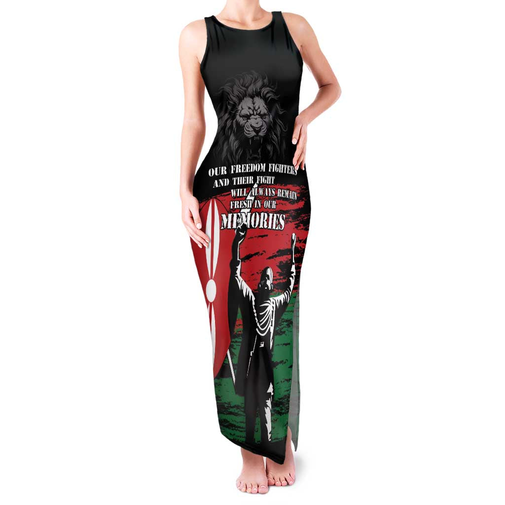 Happy Kenya Mashujaa Day Family Matching Tank Maxi Dress and Hawaiian Shirt Honour Our Heroes, Heroines LT05 - Wonder Print Shop