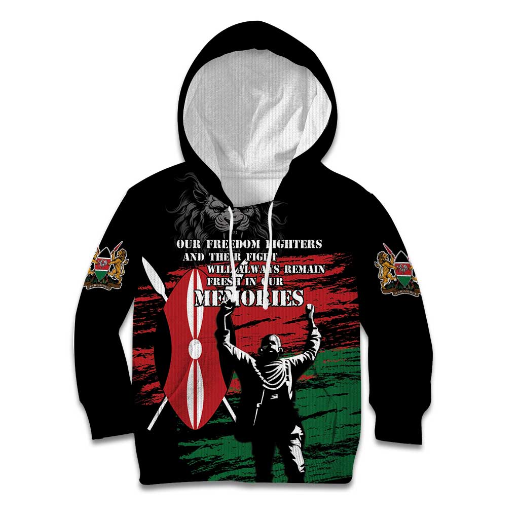 Happy Kenya Mashujaa Day Kid Hoodie Honour Our Heroes, Heroines LT05 - Wonder Print Shop