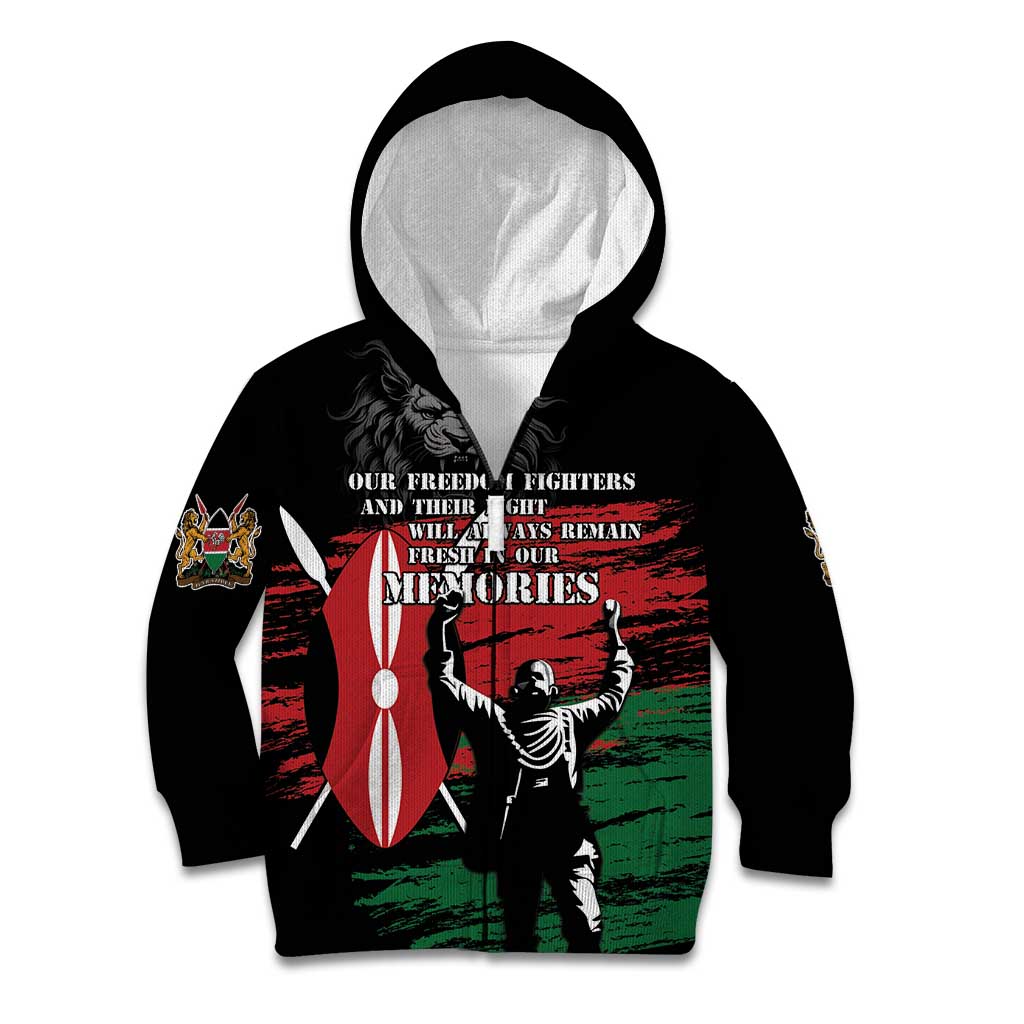 Happy Kenya Mashujaa Day Kid Hoodie Honour Our Heroes, Heroines LT05 - Wonder Print Shop