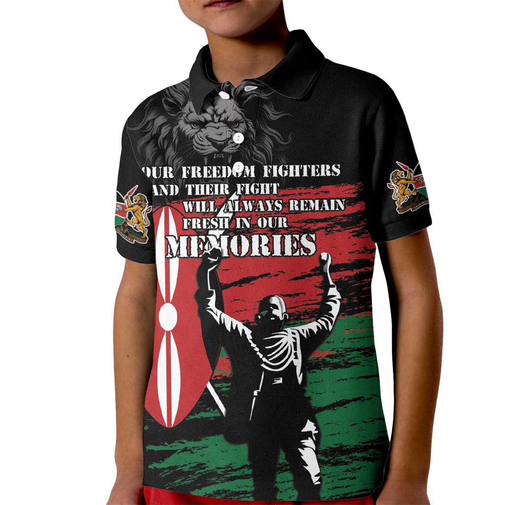 Happy Kenya Mashujaa Day Kid Polo Shirt Honour Our Heroes, Heroines LT05 - Wonder Print Shop