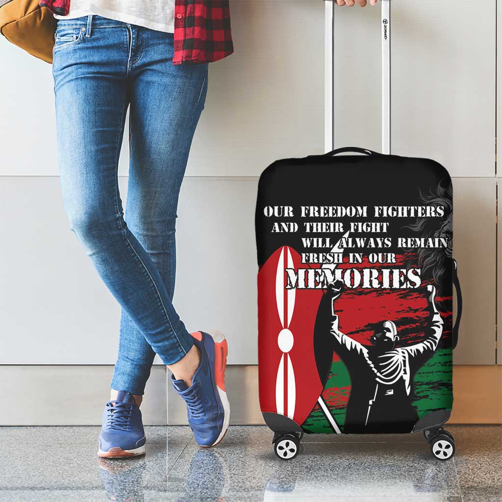 Happy Kenya Mashujaa Day Luggage Cover Honour Our Heroes, Heroines LT05 - Wonder Print Shop