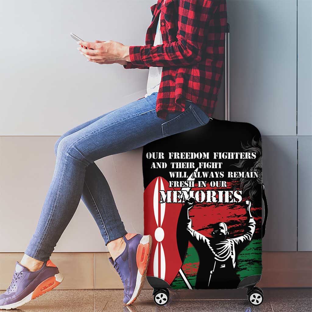 Happy Kenya Mashujaa Day Luggage Cover Honour Our Heroes, Heroines LT05 - Wonder Print Shop